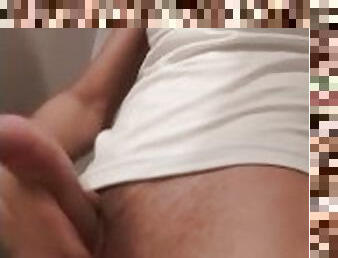 young big cock in public toilet part 2/ jovencito vergudo en baño público