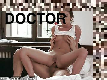 Anita Bellini - Brunette Teen Anally Examined By Doctor
