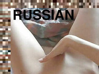 masturbation, orgasme, chatte-pussy, russe, étudiante, amateur, ados, maison, doigtage, point-de-vue