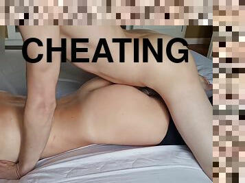 I Cheating On My Wife With A Hot Bitch In A Hotel Room/ Cumshoot On Ass