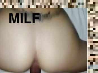 cul, amateur, énorme-bite, interracial, milf, hardcore, cocu, blanc, tatouage, bite