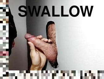 gammel, amatør, blowjob, svelging, gloryhole, cum, eldre-older, spansk, suging