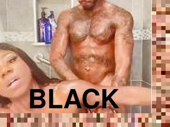 bañando, amateur, negra-ebony, hardcore, famoso, negra, ducha, tatuaje, cañero