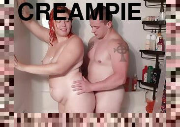 Shower Sex Leads To Creampie