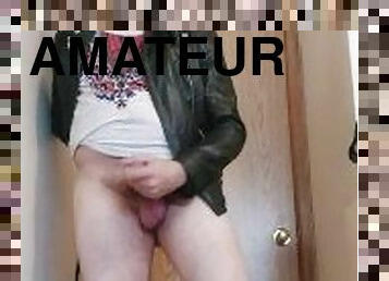 masturbation, amateur, ejaculation-sur-le-corps, solo