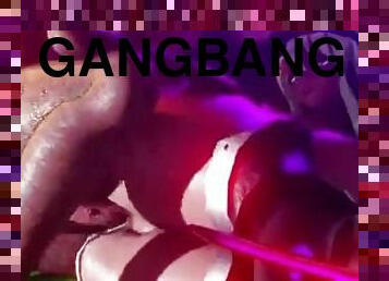 Futa Futanari Anal Orgy DP Gangbang Deepthroat 3D Hentai