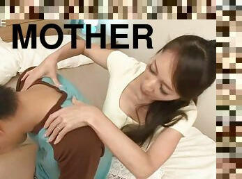 japonais, ejaculation-interne, belle, mère
