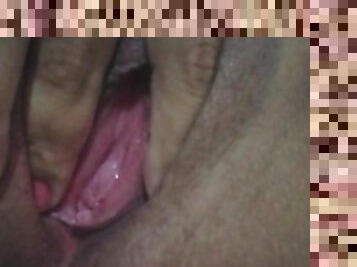 masturbation, chatte-pussy, latina, ejaculation-interne, vagin, humide, bite