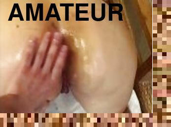 cul, gros-nichons, grosse, amateur, anal, milf, maison, maman, ejaculation-interne, couple