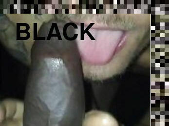 Me sucking black cock like a good bitch