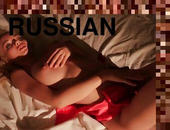 Natasha Andreeva - Blonde Russian Babe Teasing In Erotic Hd Video
