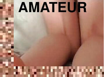 amateur, ejaculation-sur-le-corps, ados, pieds, ejaculation, blonde, réalité