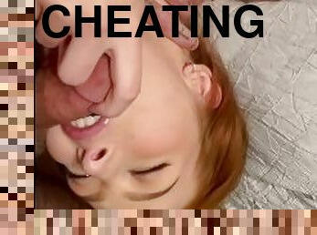 Cheating Teen Redhead Sucks and Fucks