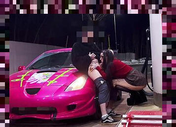 Risky Sex With A Stranger At A Gas Station