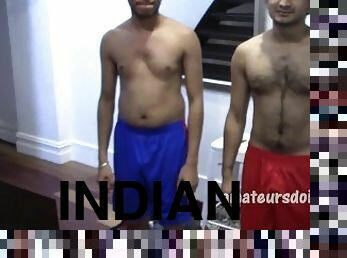 Uncut Indian Dudes Hard Fucking Positions At Home Before Impressive Cum Facial