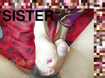 Nepali Stepsister Giving Oil Foot Massage Before Hardfucking To Her Stepbrother