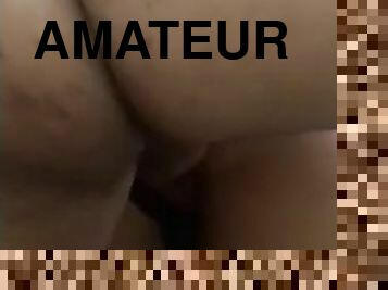 cul, amateur, énorme-bite, ados, latina, ejaculation-interne, couple, brésil, brunette, réalité