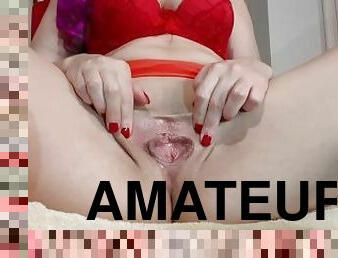 baignade, masturbation, orgasme, pisser, chatte-pussy, giclée, femme, amateur, maman, mère