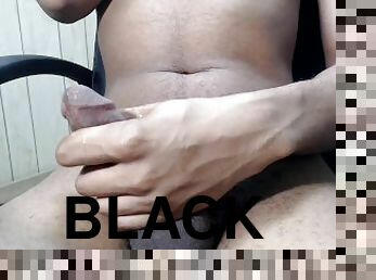 masturbation, vieux, amateur, ejaculation-sur-le-corps, ébène, énorme-bite, branlette, black, point-de-vue, jeune-18