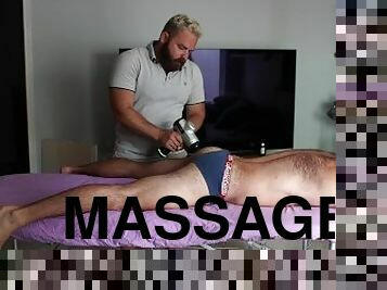 papa, poilue, orgasme, énorme-bite, gay, massage, couple, machines, pappounet, musclé