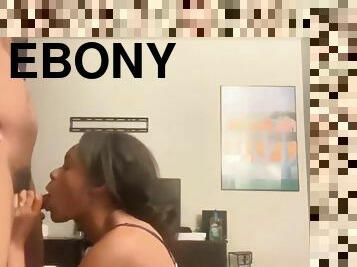 Big Booty Teen Ebony Gives Sloppy Head And Fuck Doggystyle