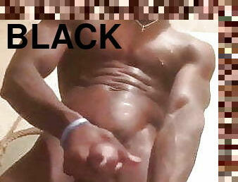 masturbation, amateur, énorme-bite, gay, black, secousses, webcam, musclé