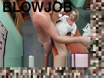 Nurse made her patient very horny on exam