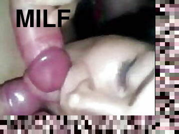 femme, amateur, fellation, milf, bite, sucer