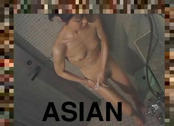 asiático, banhos, masturbação, amador, adolescente, japonesa, câmara, vigia, chuveiro, adolescentes-asiáticas