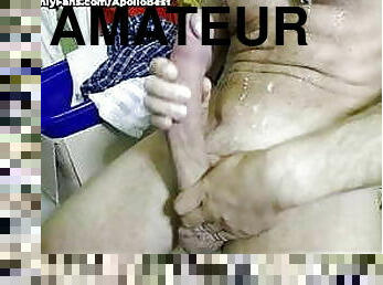 papa, masturbation, amateur, énorme-bite, gay, ejaculation, webcam, pappounet