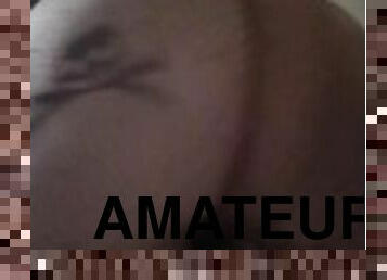 grosse, chatte-pussy, amateur, belle-femme-ronde, butin, résille, solo, blanc