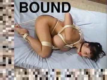 Summer Cummings bound ball-gagged nude