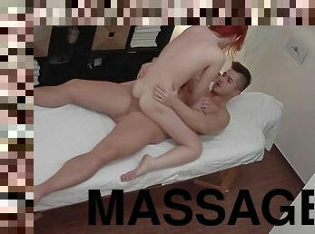 Admirable huzzy in oil massage porn movie
