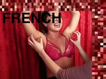 TI-Danseuse francaise torturee de chatouilles ! Ticklish french dancer !