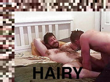 Verbal Hairy Dad Tells Hookup He&#039;s Gonna Nut Inside