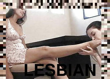 lésbicas, bdsm, escravo, pés, amante, humiliação, domínio, domínio-feminino