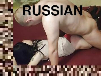 russe, amateur, anal, bas, sale, culotte, chienne, belle, bite