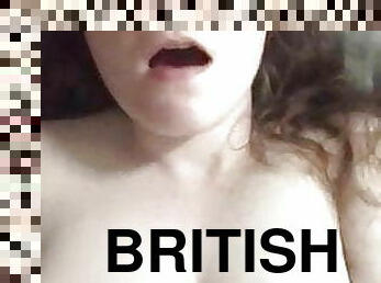 masturbação, bbw, puta-slut, britânico