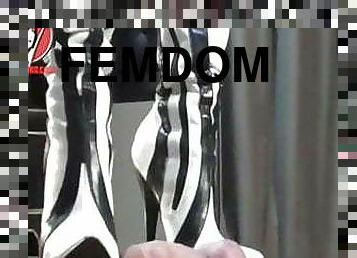 bdsm, slave, cfnm, bondage, elskerinde, ydmygelse, støvler, femidom