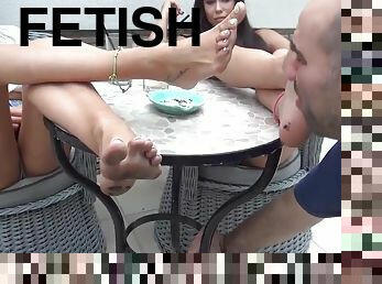 Lady Rea, Lady Alice - 5 Days At The Lake - DAY 1 - Lick Our Dirty Feet Clean For A Beer! - Dirty Foot Worship And Humiliation
