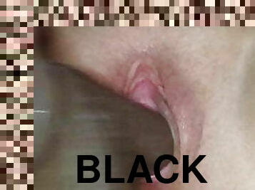 masturbation, orgasm, fitta-pussy, kvinnligt-sprut, fru, amatör, svart, bbw, dildo, vått