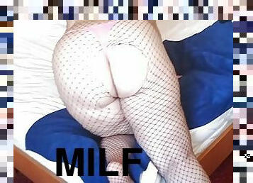 cul, gros-nichons, grosse, mamelons, collants, milf, maison, belle-femme-ronde, britannique, naturel