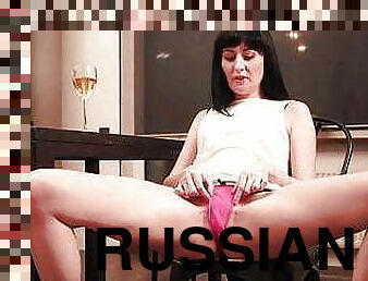 poilue, masturbation, chatte-pussy, russe, femme, maman, femme-au-foyer, rasé