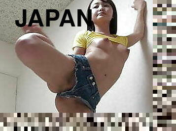 japonés, prieto, bikini