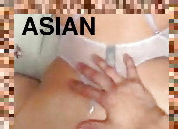 asiático, cona-pussy, avózinha, penetração-de-braço, cfnm