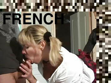 French schoolgirl is a huge slut - Telsev