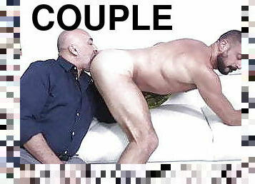 papa, anal, gay, couple, pappounet, musclé