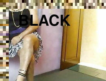 82 TRANSPARENT BLACK SKIRT, LUXURY