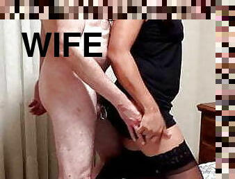 Hotwife BURSTS her husband&#039;s chastity belt