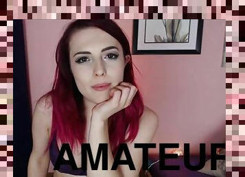 amateur, babes, pornstar, rousse, bas, fétiche, solo, talons-hauts, taquinerie